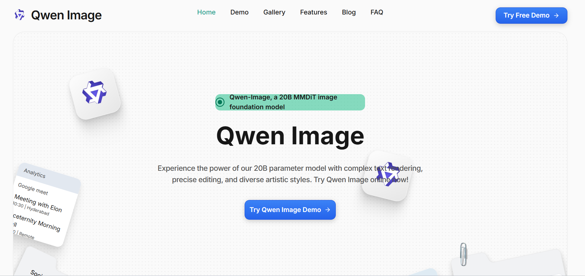 分享一个可以很好控制AI生图中文字的产品——Qwen Image AI