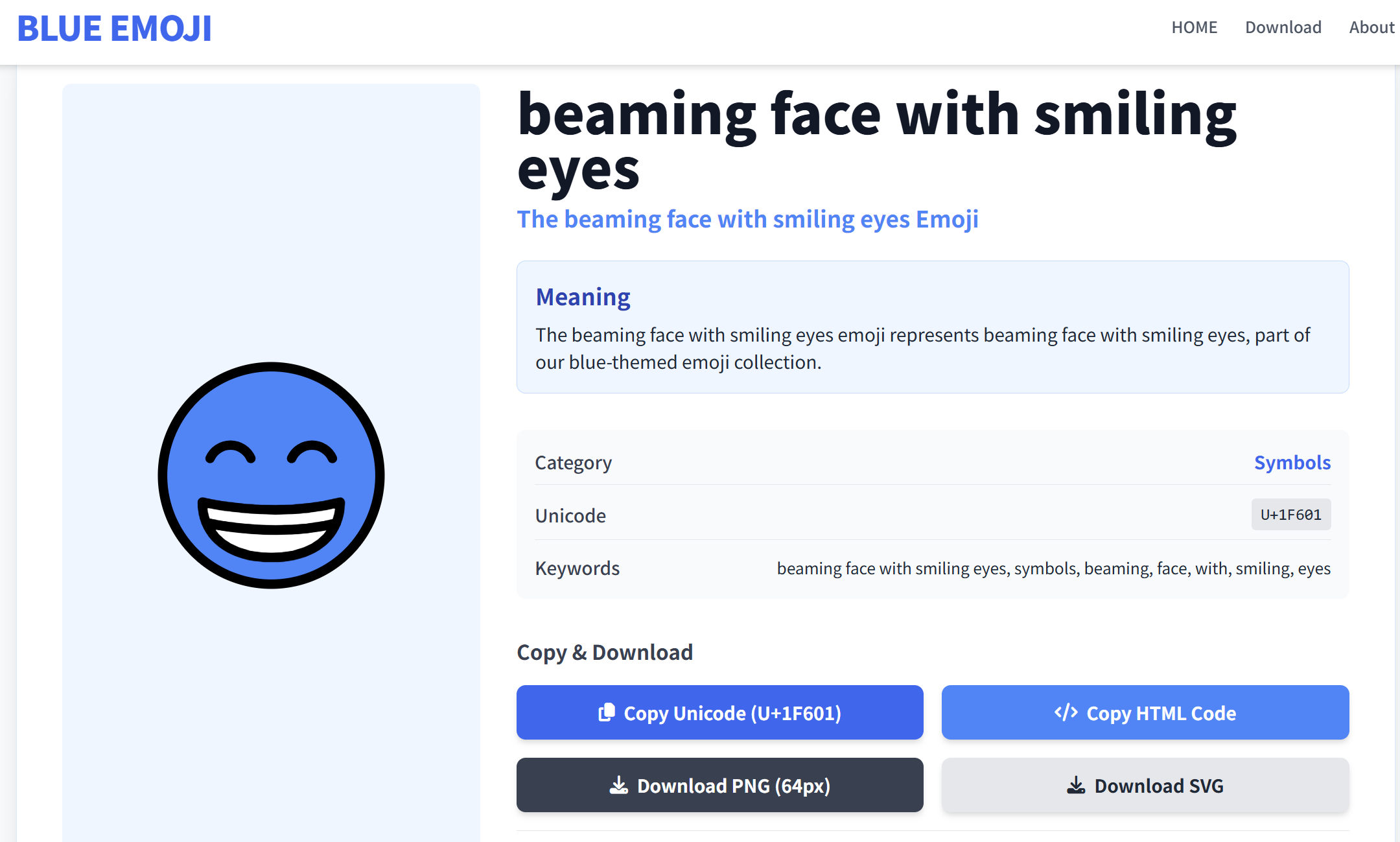 next.js写个blue emoji的网站