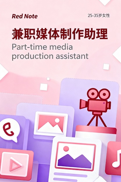 兼职媒体助理 - 杭州城西